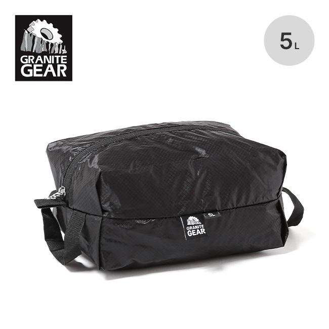 GRANITE GEAR グラナイトギア ブラックエアジップサック 5L