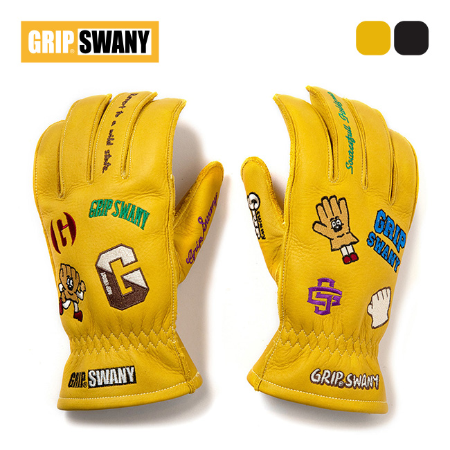 GRIP SWANY グリップスワニー 2024シーズングローブ(S イエロー