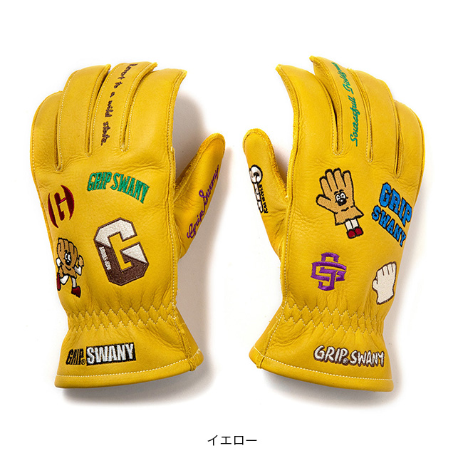 GRIP SWANY グリップスワニー 2024シーズングローブ(S イエロー