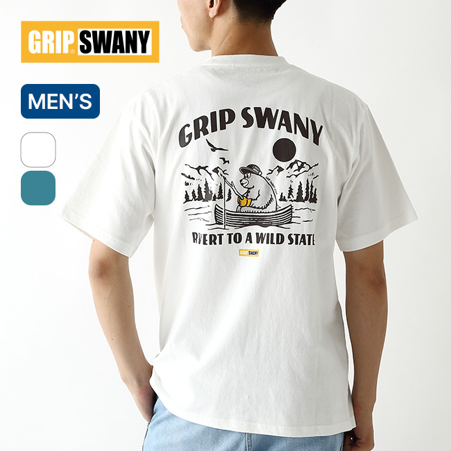 GRIP SWANY グリップスワニー ベアプリントTEE