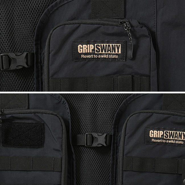 GRIP SWANY グリップスワニー GSフィールドモルベスト(M ブラック