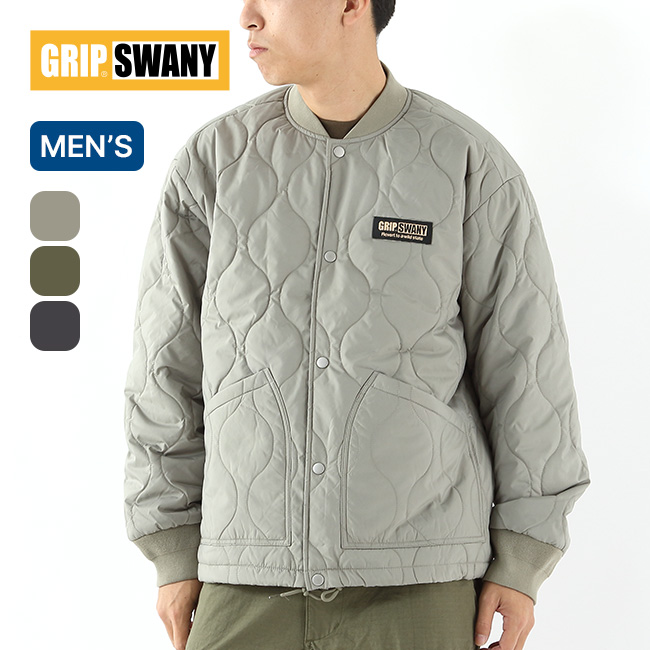 GRIP SWANY グリップスワニー ウォーターリペレントキルティングブルゾン