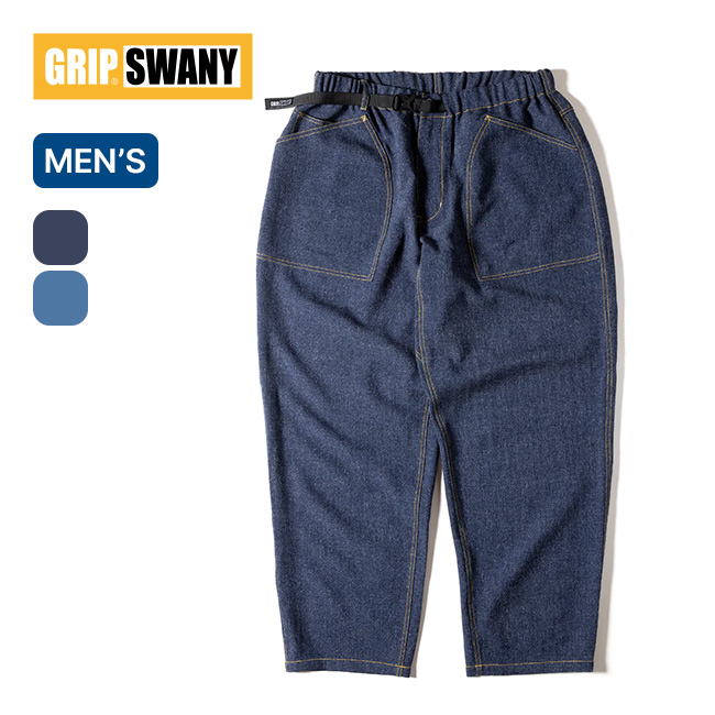 GRIP SWANY グリップスワニー デニムライクパンツルーズフィット