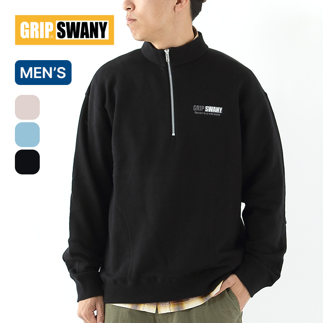 GRIP SWANY グリップスワニー GSスウェットハーフジップ