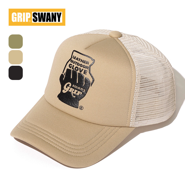 GRIP SWANY グリップスワニー グローブロゴトラッカーキャップ