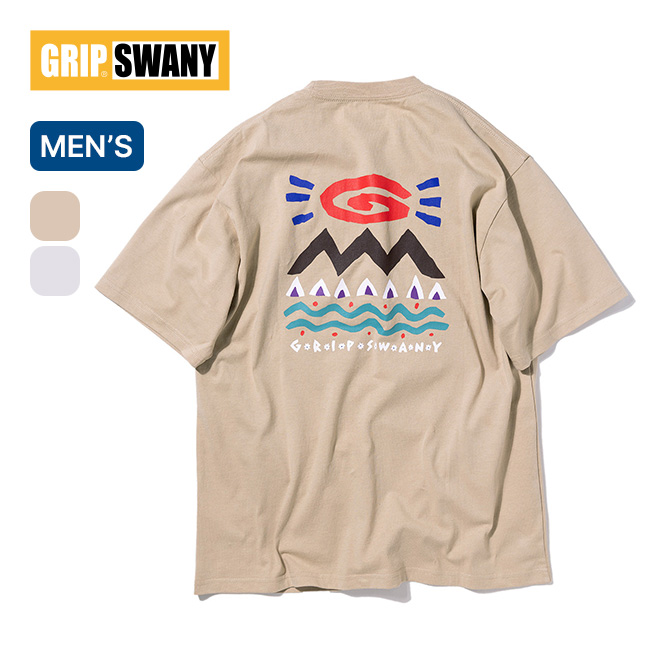 GRIP SWANY グリップスワニー ネイチャープリントTEE