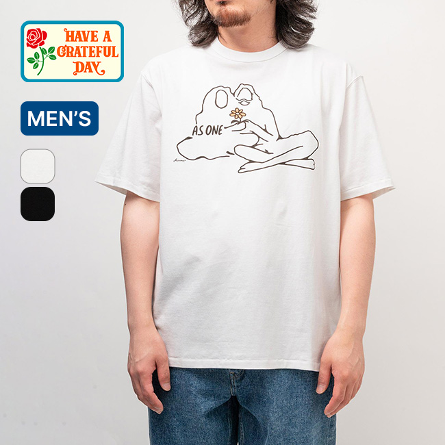 HAVE A GRATEFUL DAY ハブアグレイトフルデイ Tシャツ-アズワン