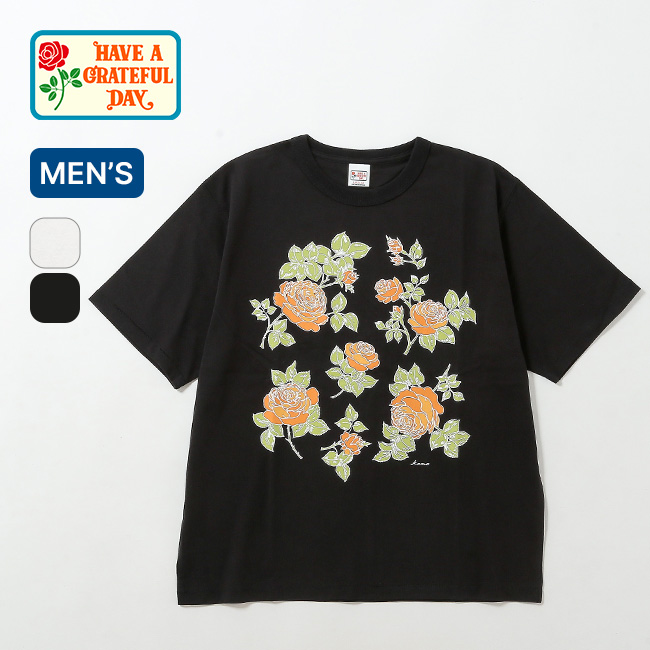 HAVE A GRATEFUL DAY ハブアグレイトフルデイ Tシャツ-ソーメニーローズ
