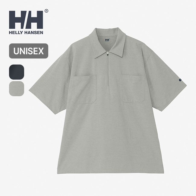 HELLY HANSEN ヘリーハンセン S/Sアンヒビアスハーフジップポロ