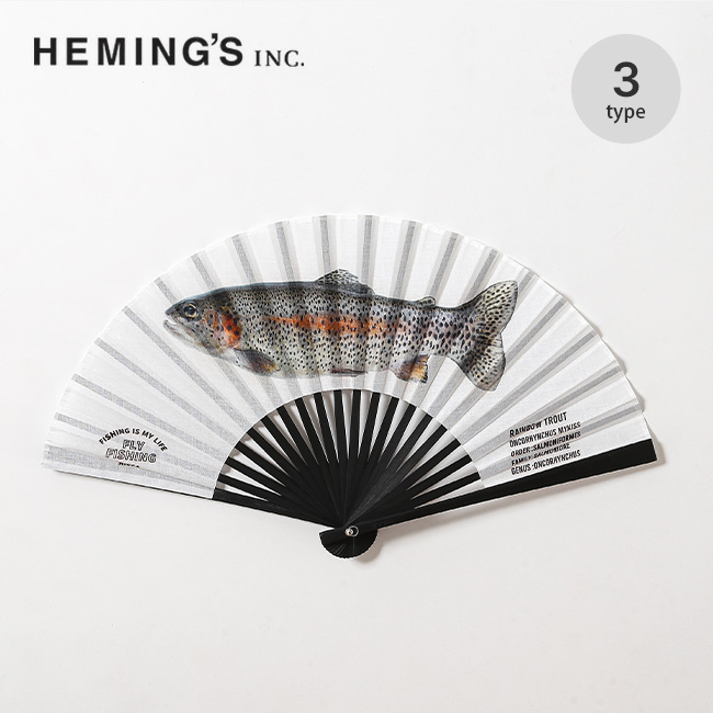 HEMING'S RICCA ヘミングス リッカ フィッシング扇子