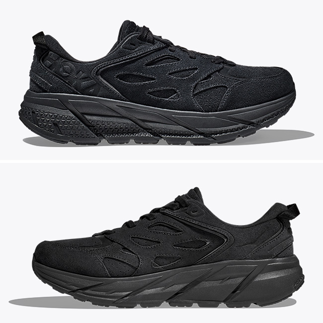 HOKA ホカ クリフトンL スエード ユニセックス(5／6(23cm) ブラック