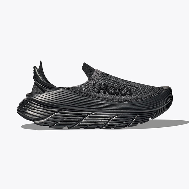 ホカ　hoka リストア 27 HOKA ホカ リストアTC ユニセックス(5／6(23cm) ブラック／ブラック