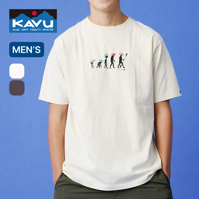 KAVU カブー バックトゥーネイチャーTee