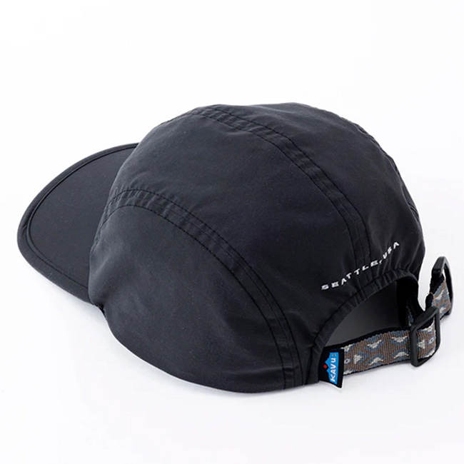 アウトドア KAVU カブー 別注 ストラップキャップ オールブラック 新品 