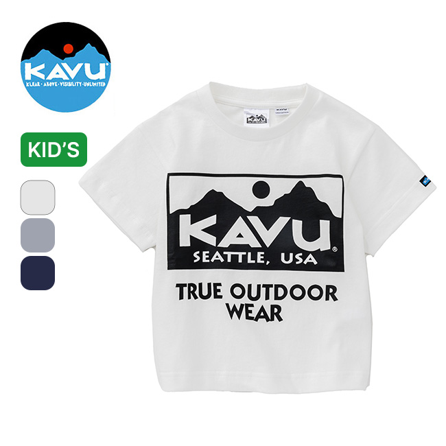 KAVU カブー ビッグロゴTee【キッズ】