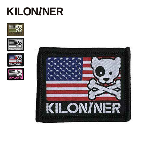 KILONINER キロナイナー ミニフリーダムクロスボーンズドッグアンドロゴパッチ