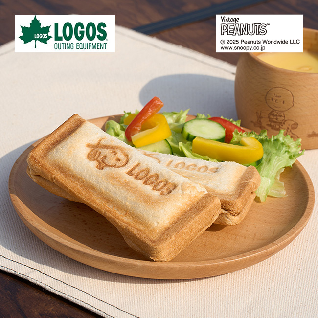 LOGOS ロゴス スヌーピー(PEANUTS 75years)木製プレート