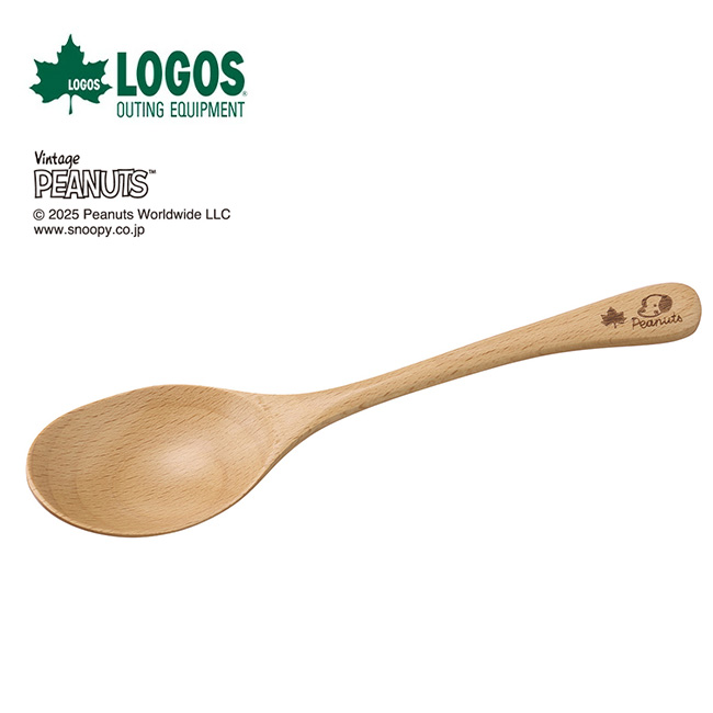LOGOS ロゴス スヌーピー(PEANUTS 75years)木製スプーン