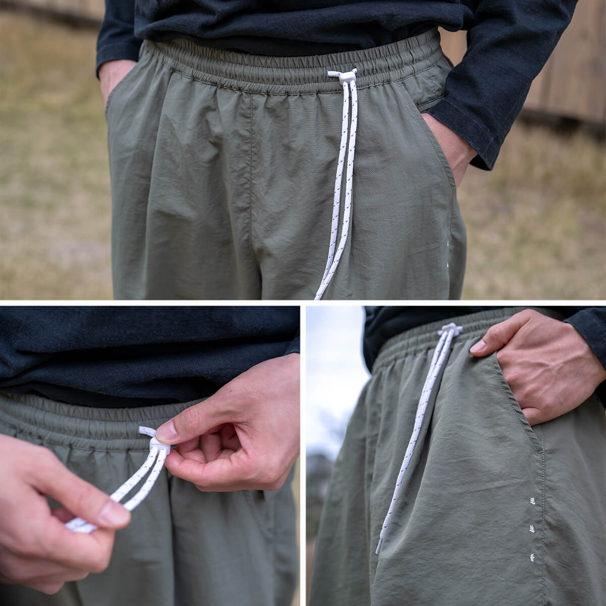 迷迭香 マンネンロウ ナイロンMWハーベストトラウザー｜SUNDAY