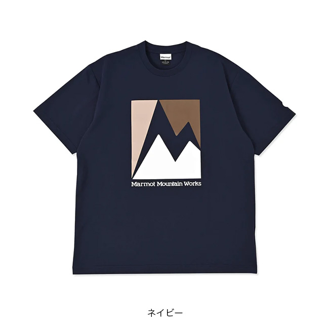 Marmot マーモット クラックTシャツ メンズ(M ネイビー): SUNDAY