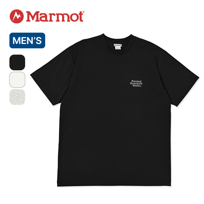 Marmot マーモット MMW エンボイダリーTシャツ メンズ