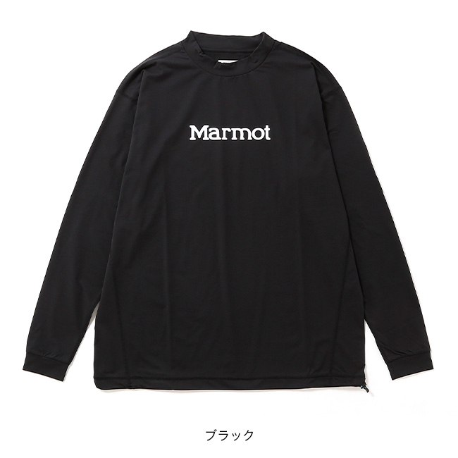 Marmot マーモット Mt.ラッシュガードロングTee メンズ(M ブラック