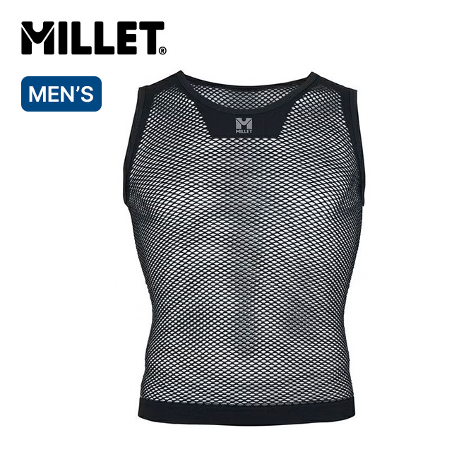 Millet ミレー ドライナミックメッシュノースリーブクルー メンズ