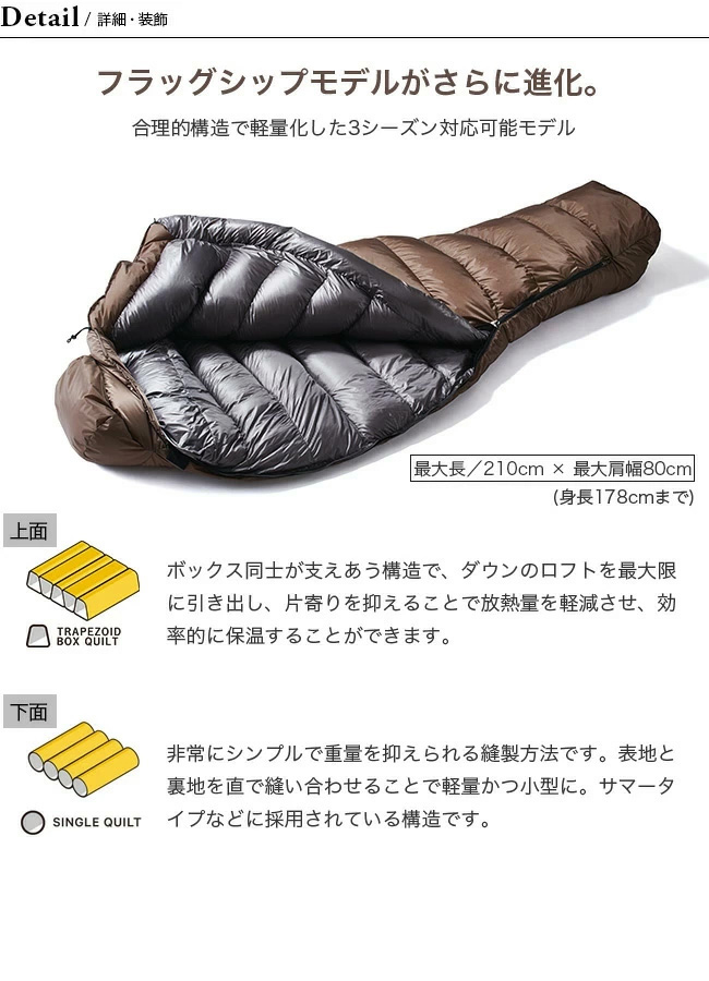 NANGA ナンガ オーロラライト 450DX レギュラー｜Outdoor Style サンデーマウンテン