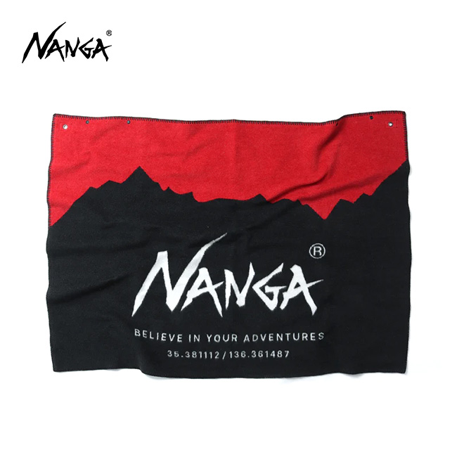 NANGA ナンガ フレームレジスタントロゴブランケット