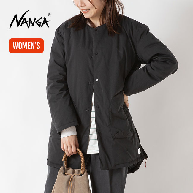 NANGA ナンガ ヒノックリップストップインナーダウンロングカーディガン【ウィメンズ】