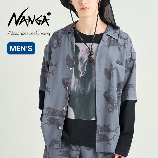 NANGA×AlexanderLeeChang ナンガ×アレキサンダーリーチャン サルーS/Sシャツ