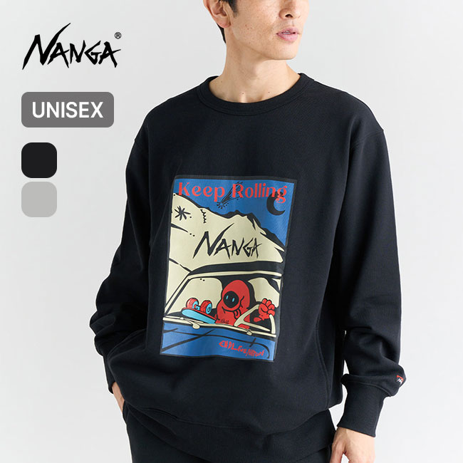 NANGA ナンガ エコハイブリッドキープローリングスウェットシャツ