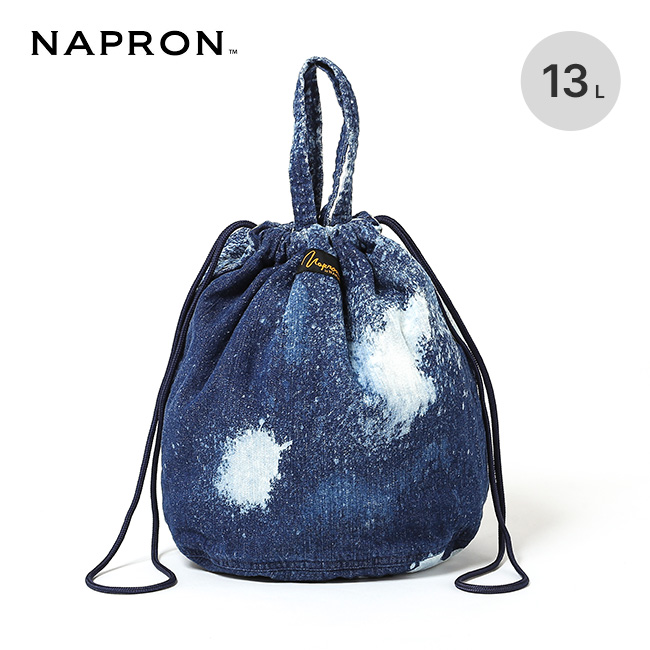 NAPRON ナプロン ブリーチデニムペーシェントバッグ13L