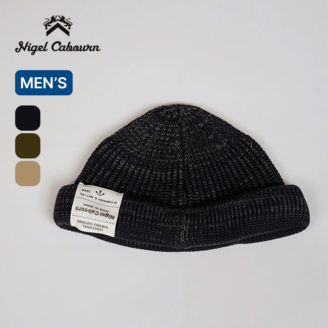NIGEL CABOURN ナイジェルケーボン ビーニーコットン(ネイビー