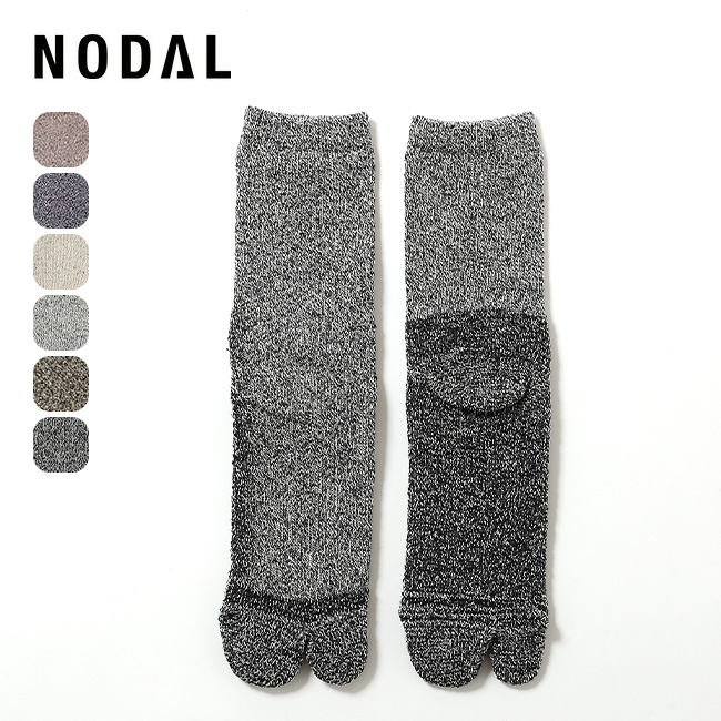 NODAL ノーダル コットンシルクソックス 23-27cm