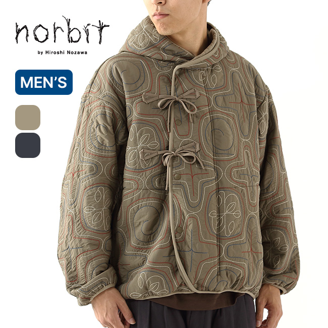norbit ノービット アイヌキルテッドフードジャケット
