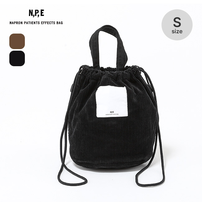 N.P.E NAPRON PATIENTS EFFECTS BAG エヌピーイーナプロンペイシェントエフェクトバッグ コーデュロイペイシェントバッグ S