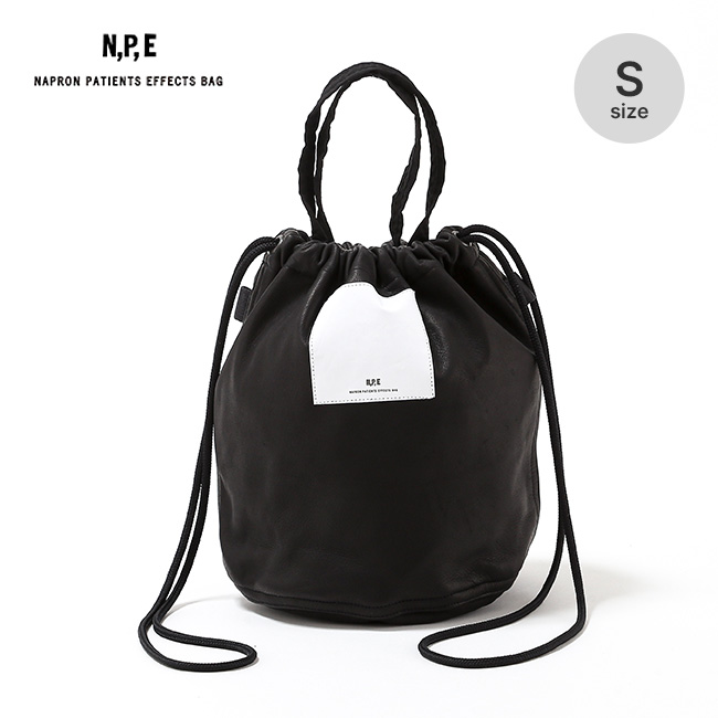 N.P.E NAPRON PATIENTS EFFECTS BAG エヌピーイーナプロンペイシェントエフェクトバッグ カウレザーペイシェントバッグ S