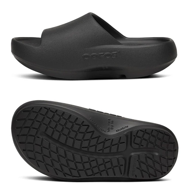 OOFOS ウーフォス ウーアー+(M5／W7(24cm) ブラック): SUNDAY MOUNTAIN