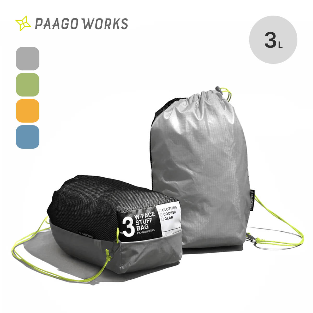 PaaGo WORKS パーゴワークス W-FACEスタッフバッグ3