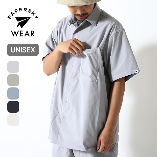 PAPERSKY WEAR ペーパースカイウェア ハイク&バイクケイブビッグハーフシャツ