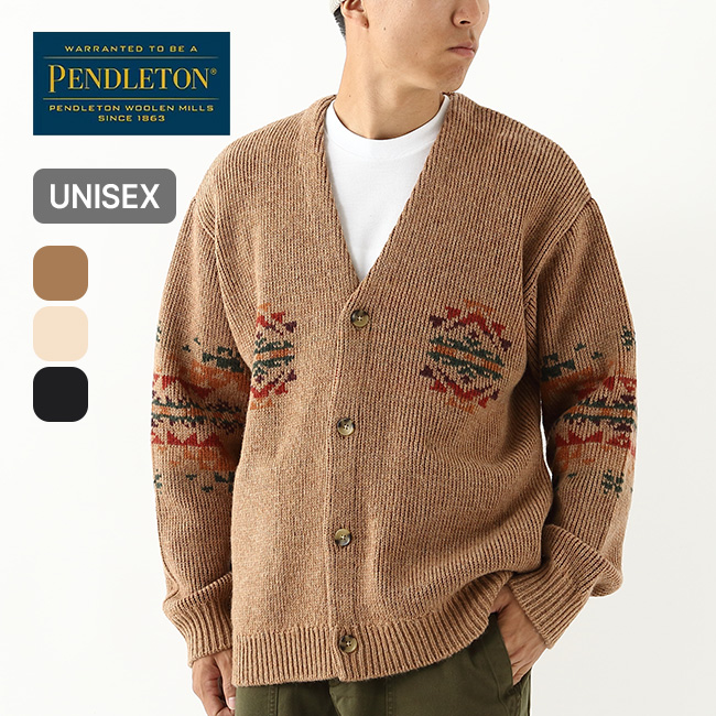 PENDLETON ペンドルトン カーディガン(S タン(オータムバーチ