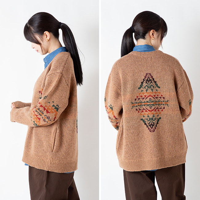 ペンドルトンPendleton ウール カーディガン アメリカ製 PENDLETON/ペンドルトン シェットランド 5ゲージ ウールカーディガン