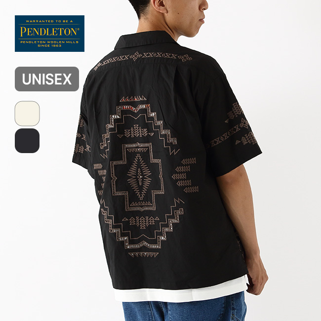 PENDLETON ペンドルトン カットワークオープンカラーシャツSS