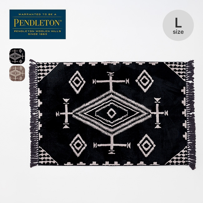 PENDLETON ペンドルトン ニッティングラージマットwithフリンジ [MC078]