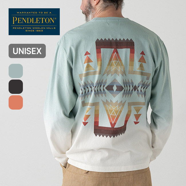 PENDLETON ペンドルトン グラデーションダイバックプリントL/S Tee