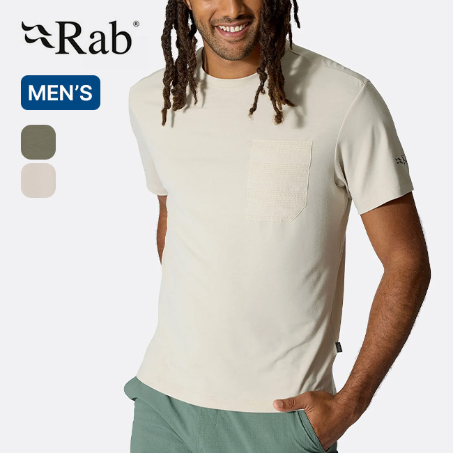 Rab ラブ リヴェリンポケットTee メンズ
