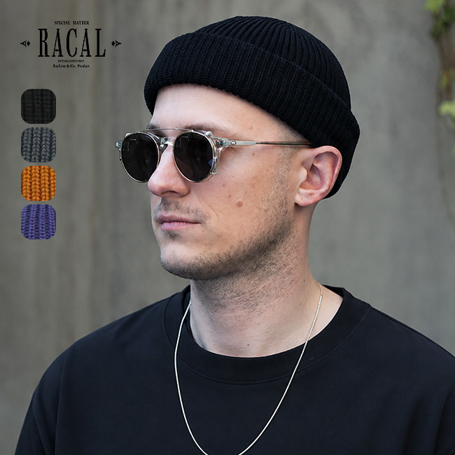 RACAL ラカル SK8ロールニットキャップ