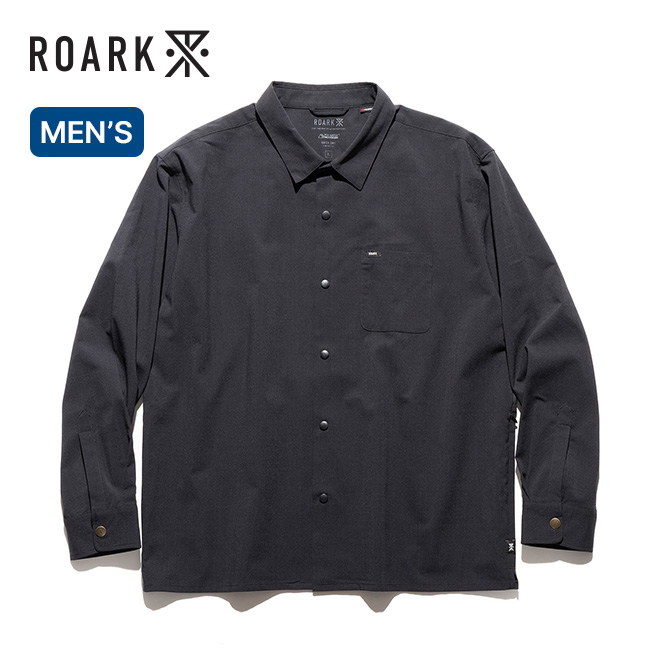 ROARK ロアーク デルタクイックドライ L/Sシャツ メンズ