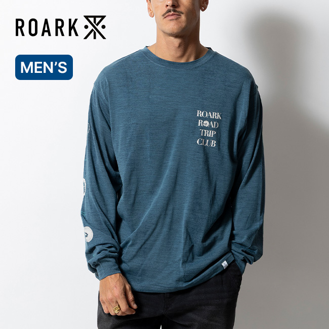 ROARK ロアーク R.TCメリノウールL/S TEE メンズ